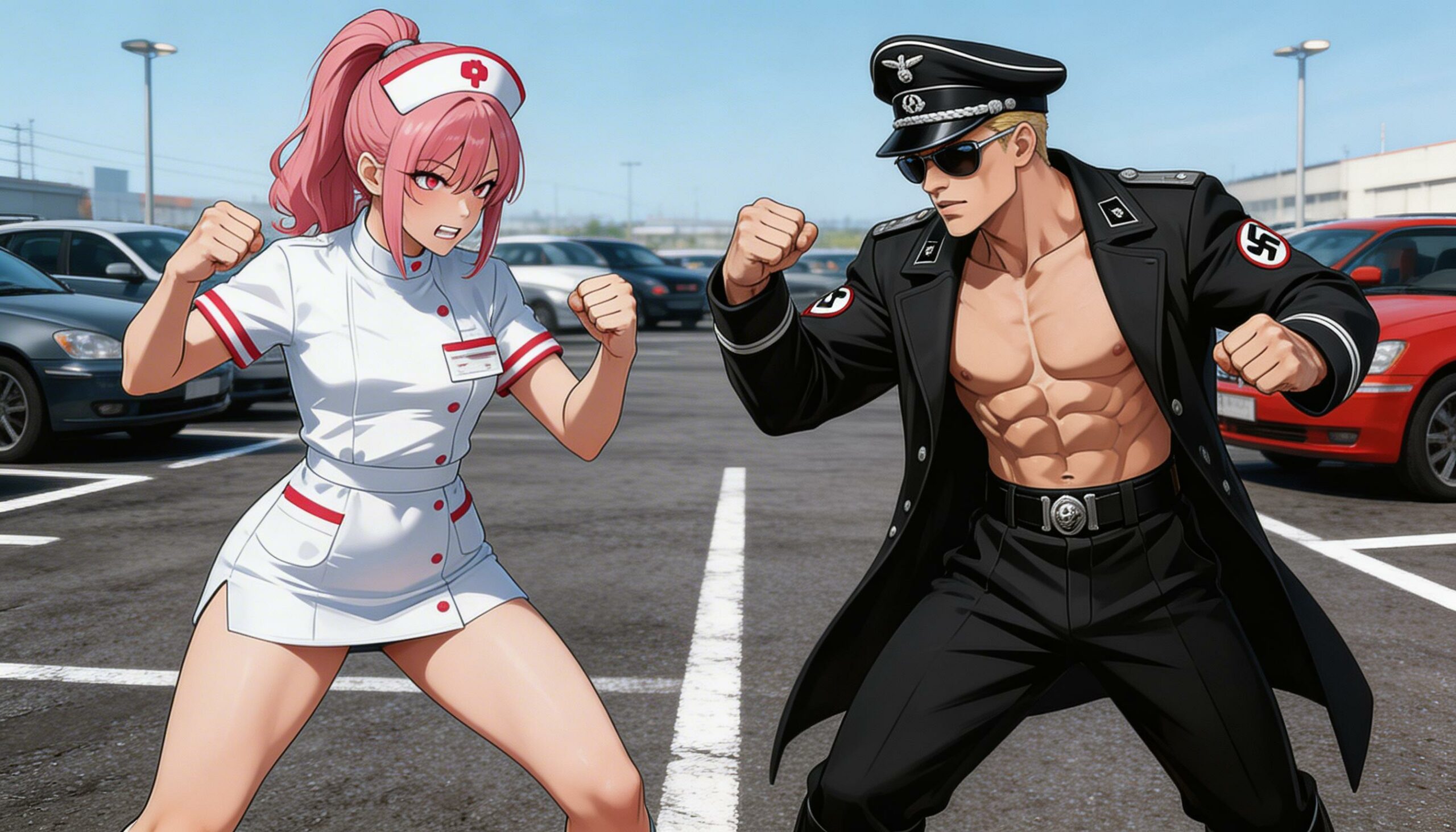 Usagi walczy z SS-manem wręcz